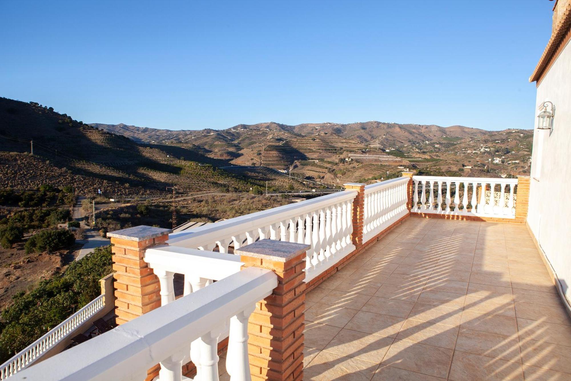 Villa El Palomar Azul With Pool And Sea View Benajarafe Bagian luar foto